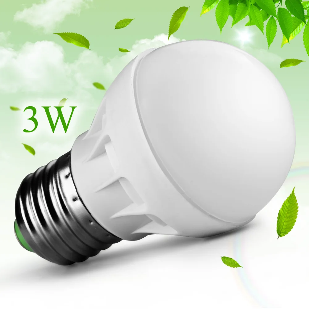 E27 Led Bulb Light Brightness 3W 5730SMD Energy Saving Lamp Globe Bulb Ball Light E27 White AC 220-230V Led Ball lights