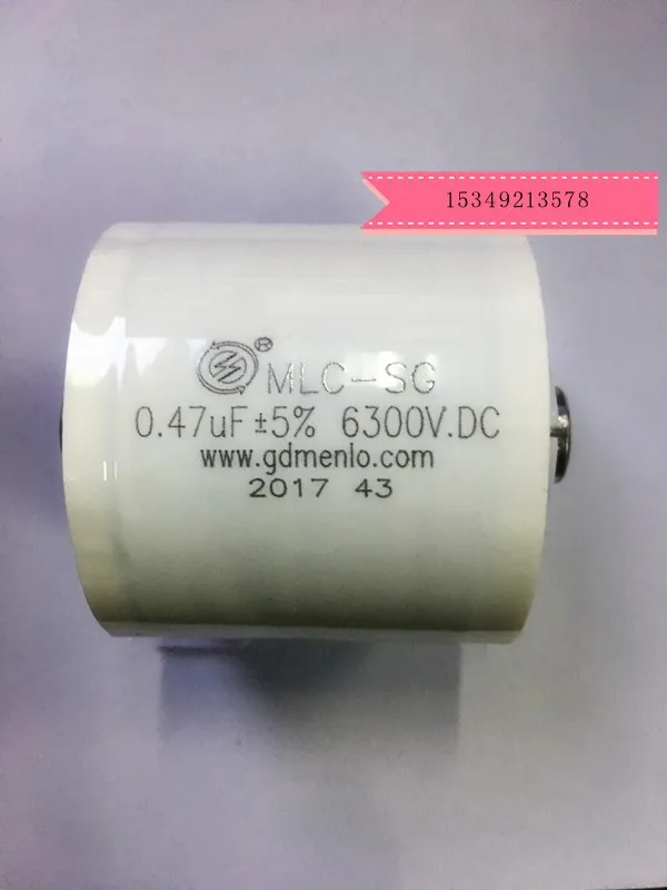 

MLC-SG-6300V-0.47UF/6.3kv/0.47uf/ high frequency non inductive capacitance / filter capacitor