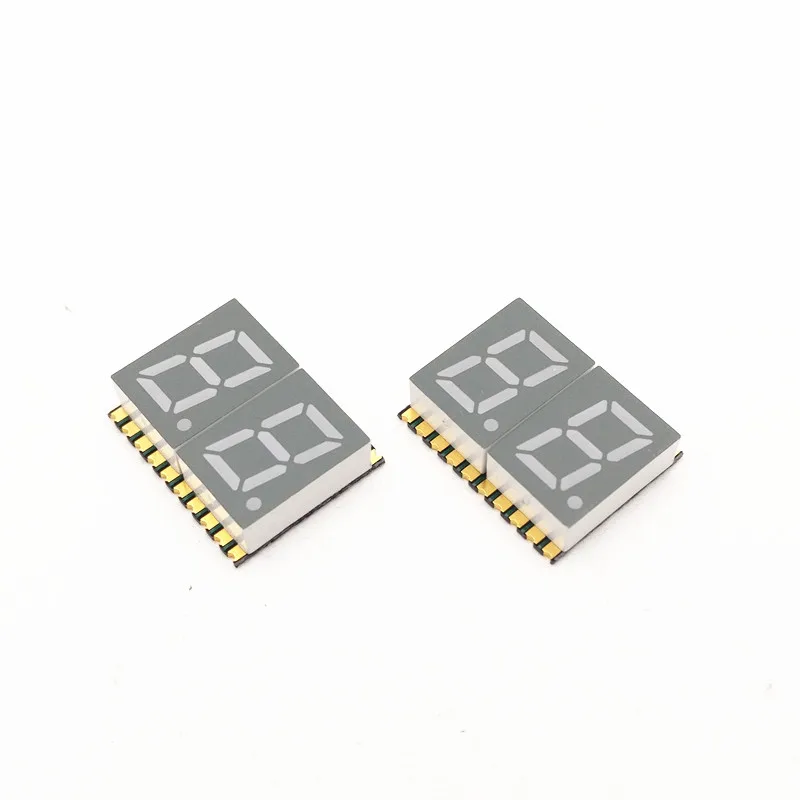 10PCS New SMD 2 Bit 0.3 inch Digital Tube LED Display Red  Light 7 Segment Common Cathode/Anode