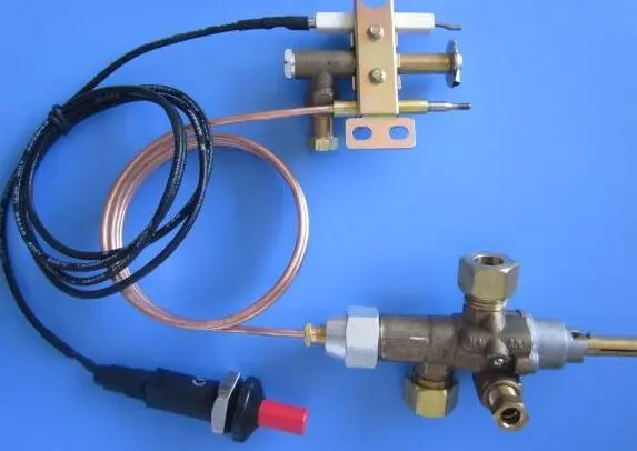 Auto Shut Off Gas Safely Valve Thermocouple Valve Flameout Protect Safe Valve With Piezo Igniter