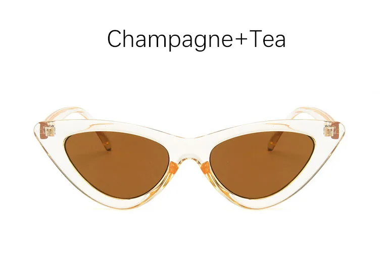 Cat Eye Schaduw Voor Vrouwen Mode Sexy Cateye Zonnebril Vrouw Vintage Retro Driehoekige Cateye Bril Zonnebril Vrouwelijke Eyewear