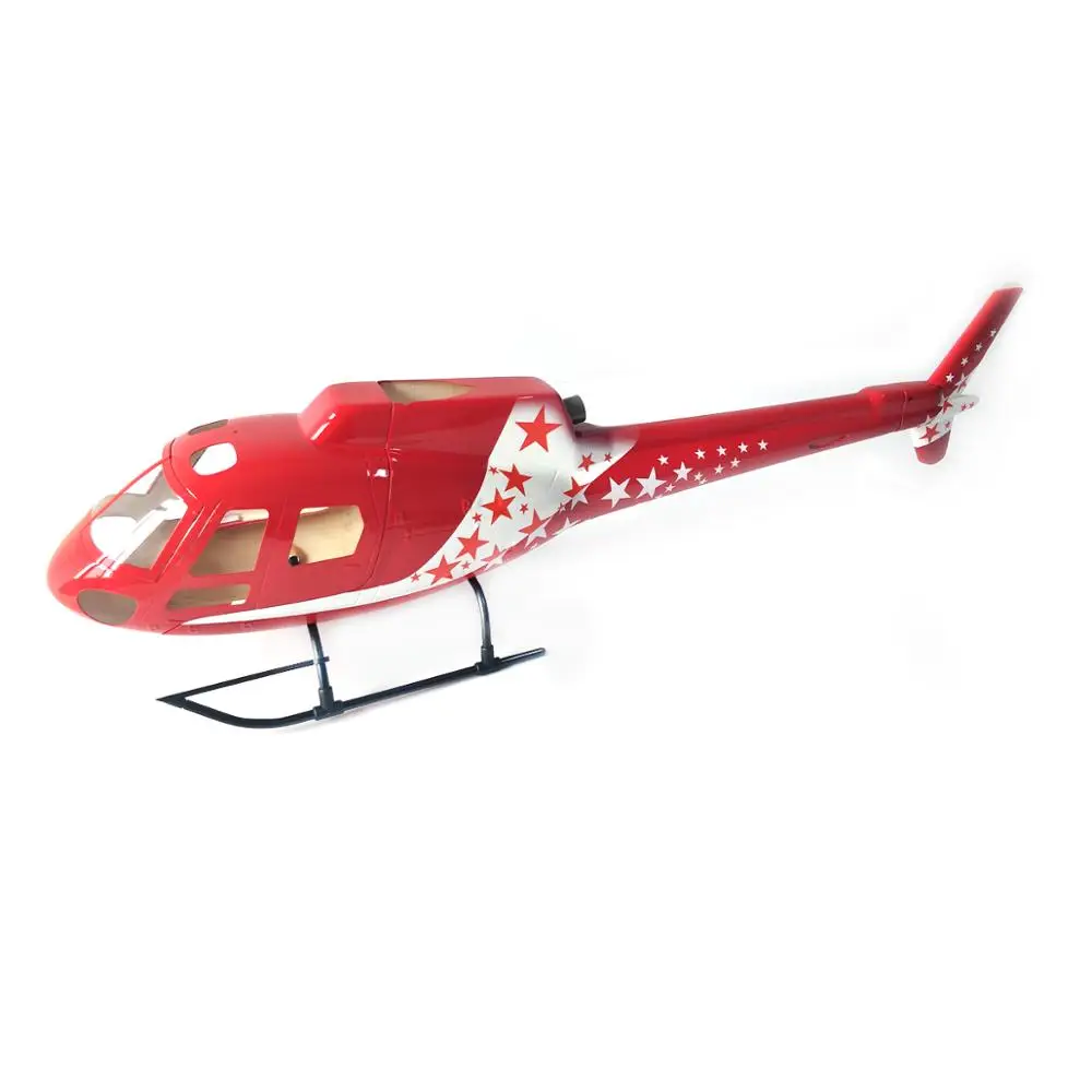 Helicopter Glassfiber scale bodies Fuselages Kit AS350 Ecureuil 450 size Pre-Painted Fuselage for Helicopter Model RC plane