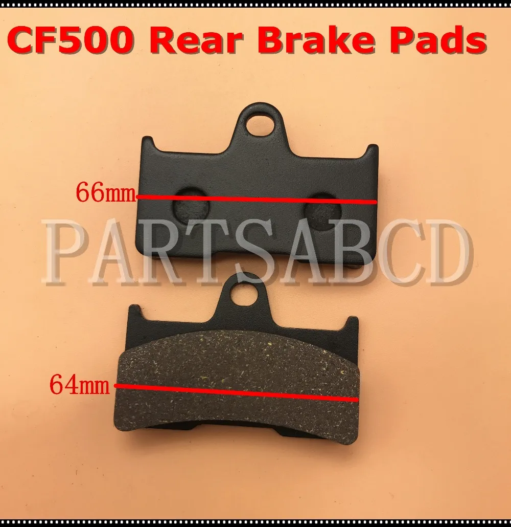 Rear Brake Pad Semi metallic for CFMoto CF500 CF188 CF196 CF600 600CC X5 X6 X8 U5 ATV for Yamaha 9010-0805AO