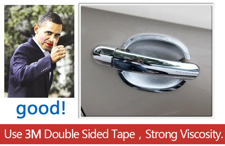 For Nissan Tiida C11 2004-2011 Chrome Door Handle Covers Tiida Latio Versa Trazo Sedan 2006 Accessories Stickers Car Styling