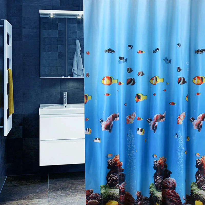 

Shower curtain Bathroom curtain Bath curtain for bathroom nature Curtains in the bathroom landscape waterproof fabric