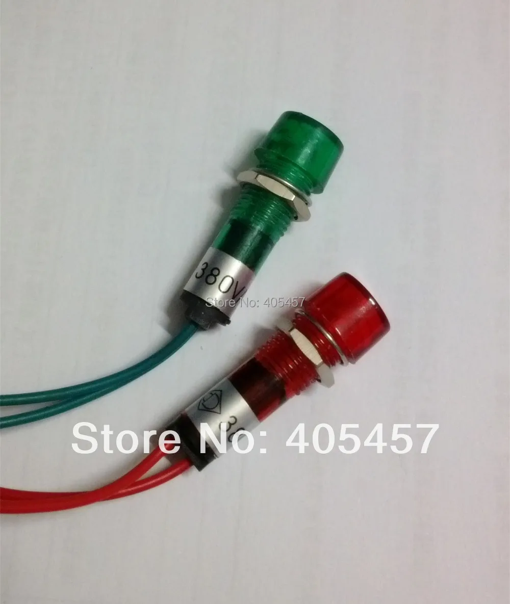 380V  power red green light for water boiler, water tank signal lamp,tea furnace/water heating furnace/water machine accessory