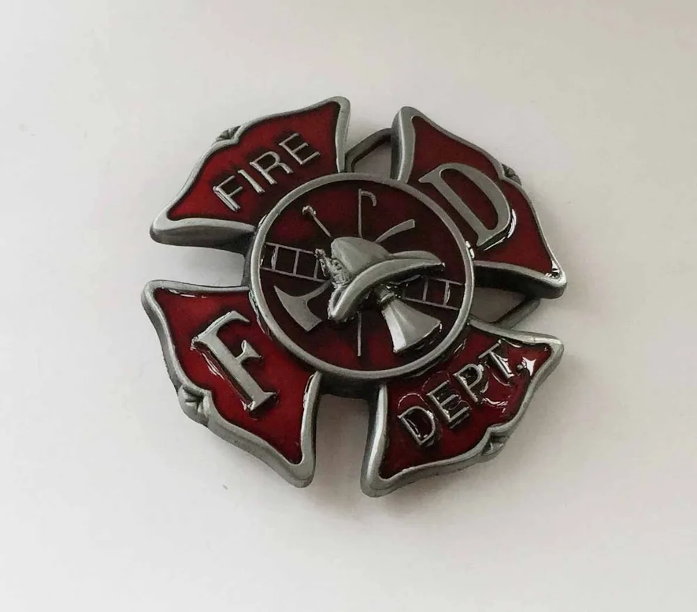 Hot Selling FD Fire Dept Belt Buckles for men's Fashion Mens Jeans accessories fit 4cm Wide Belt