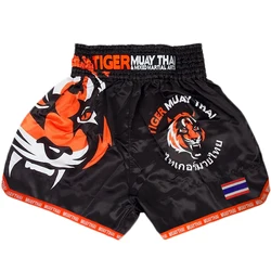 MMA Tiger Muay Thai boxing boxing match Sanda training breathable shorts muay thai clothing fight shorts boxing shorts mma