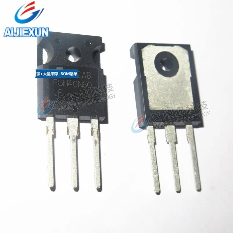 

5Pcs FGH40N60UF FGH40N60 TO247 600V, 40A Field Stop IGBT 100% New and original