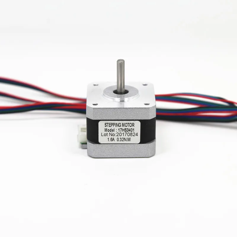 17HS3401 17HS4401 Two Phase Hybrid 42mm Stepping Motor 1.6A 0.32N.M 0.42N.M Stepper Motor For 3D Printer