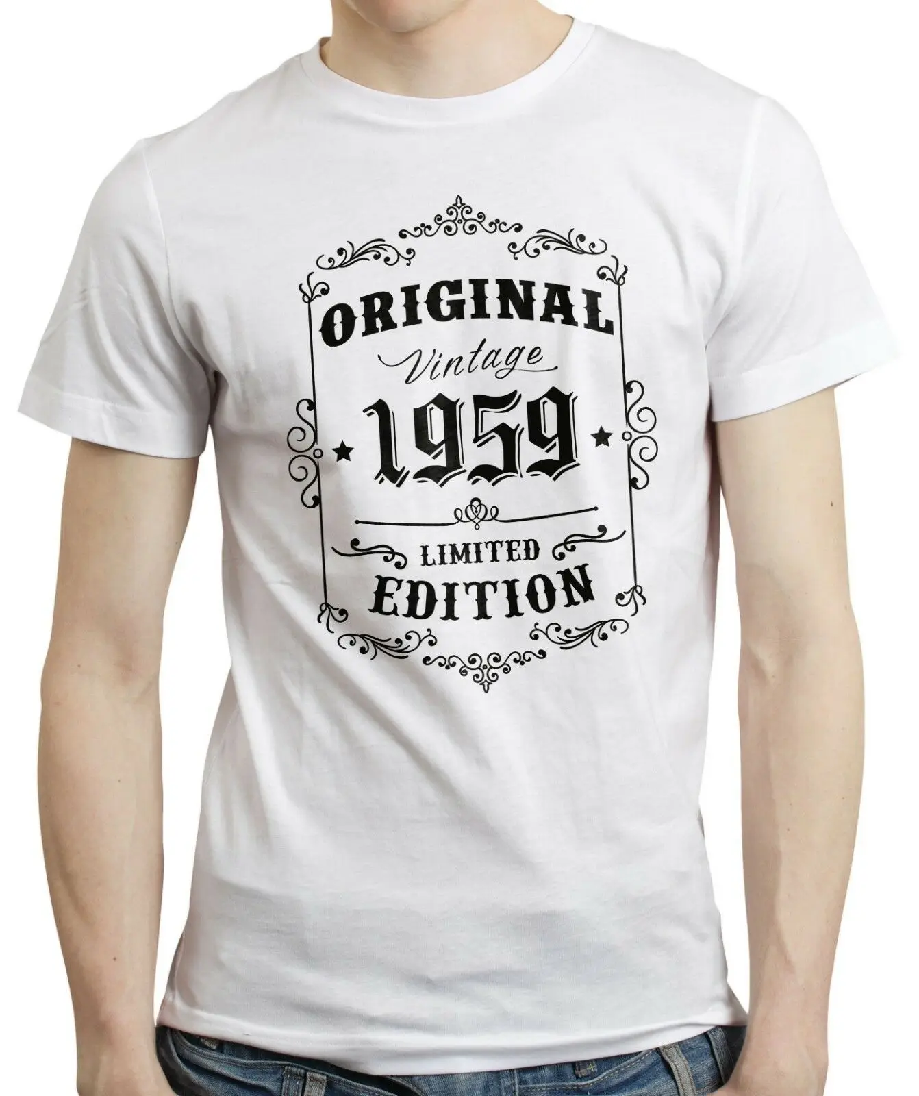 60Th Birthday, Born In 1959 Retro Style Vintage Limited Edition T-Shirt 2019 Fashion Cotton Latest O-Neck Sunlight Men T Shirts