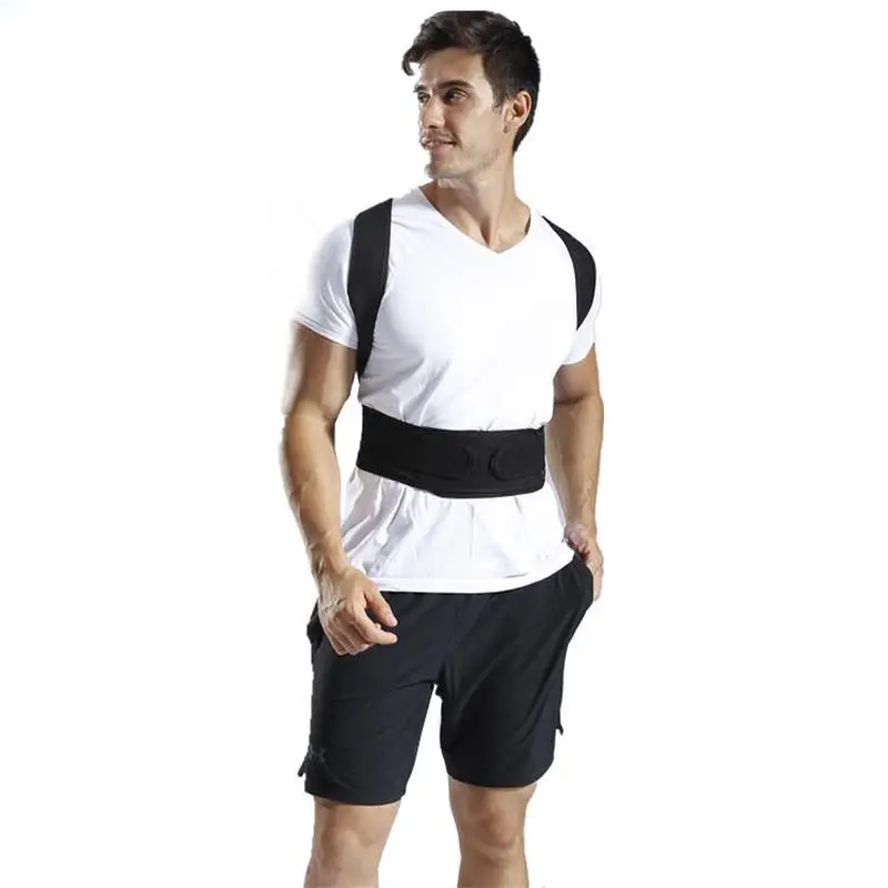 

Adjustable Men's Posture Corset Back Brace Support Back Support Belt Back Straightener Round Shoulder Posture Corrector