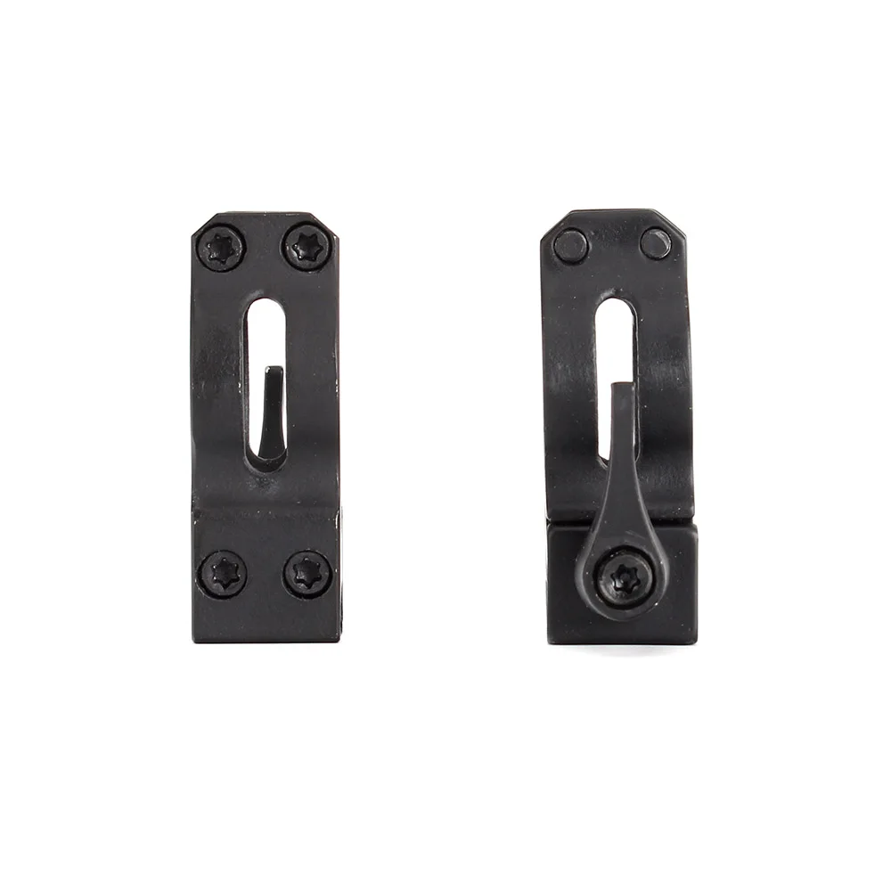 ohhunt 2PCs Scope Mount Rings 25.4mm Tube Diameter Low Profile Cast Steel Quick Release 20mm Base