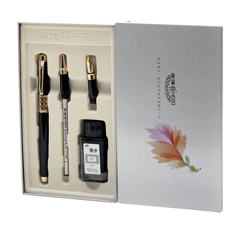 

Hero Pen 1311 3 in 1 Gift Box set Fountain Pen Students Use Gift Pen Office Business Pen