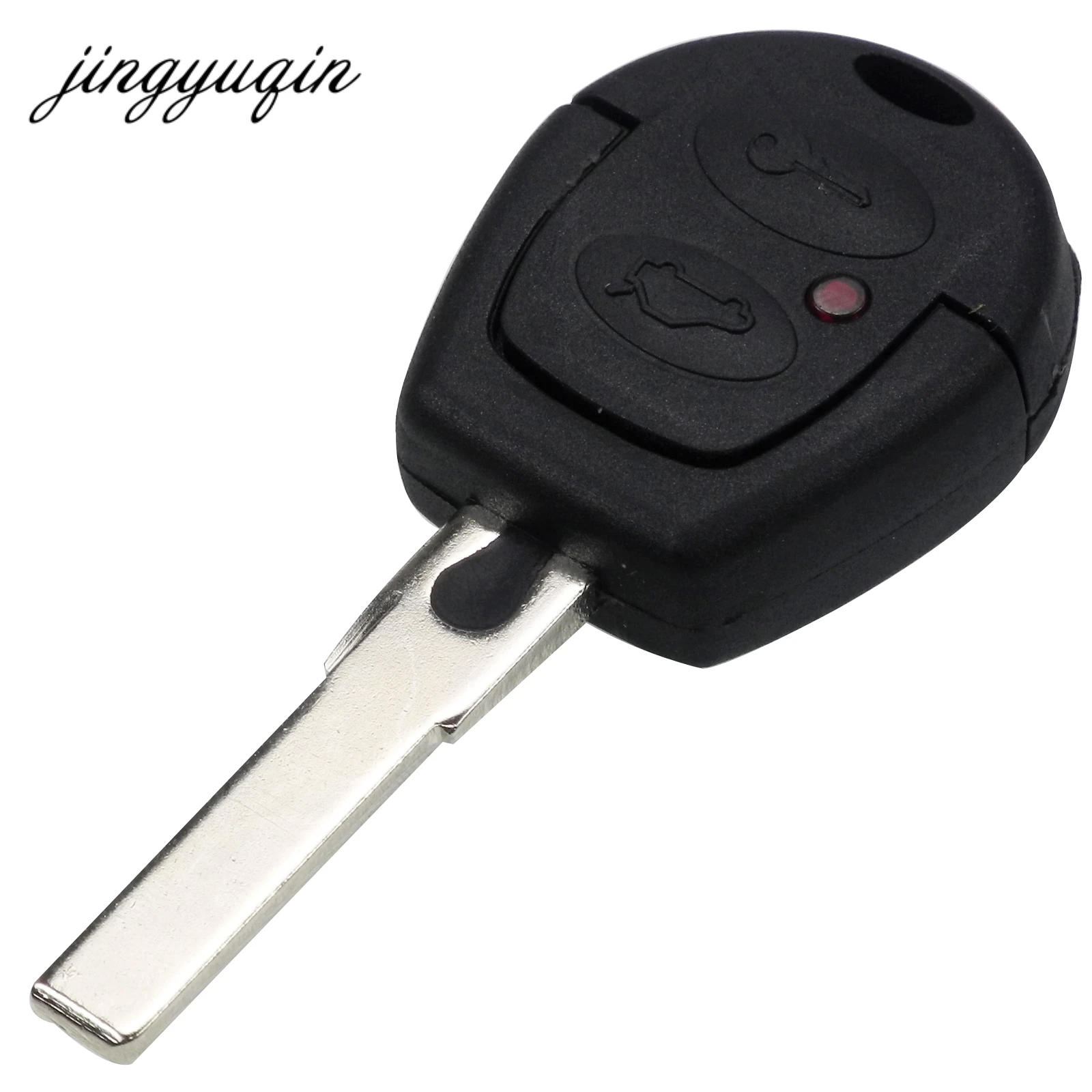 

jingyuqin 10pcs/lot for Volkswagen VW Passat Polo Golf Sharan Bora 2 Button Remote Key Shell fob Case