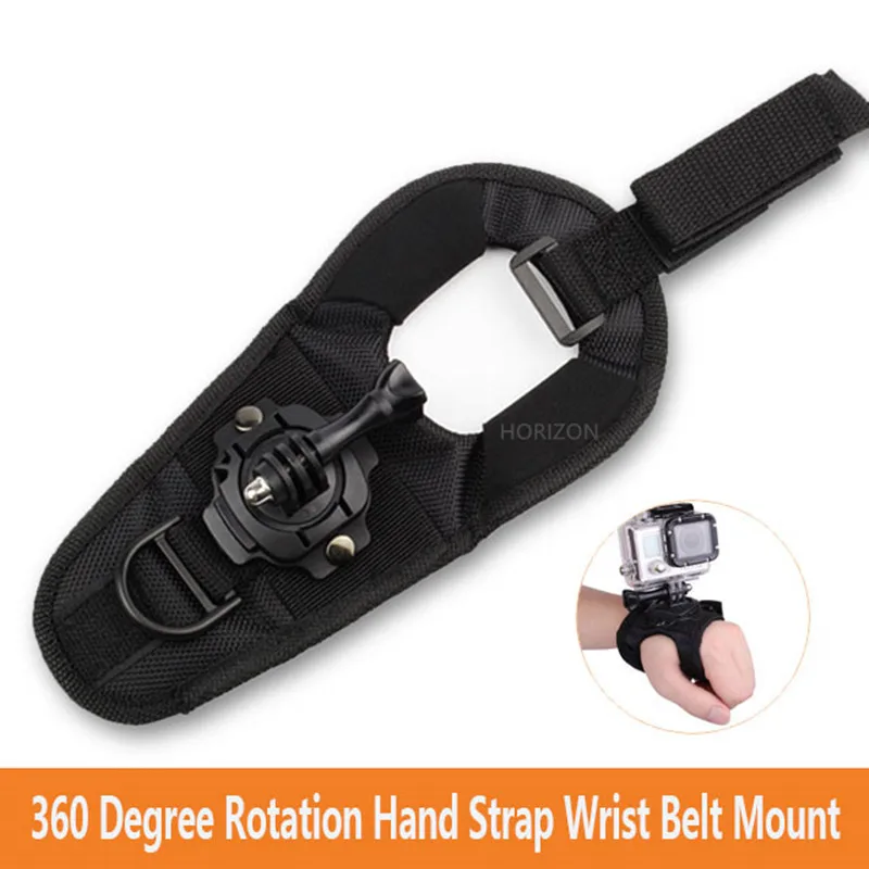 GoPro Accessories 360 Degree Rotation Hand Strap Wrist Belt Adjustable Chest Mount for GoPro Hero 7 6 5 4 3+ SJcam Sport Camera