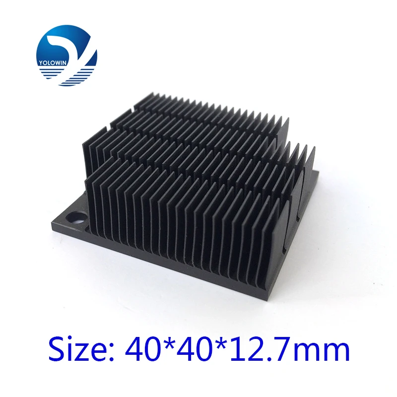 

Aluminum HeatSink Heat Sink radiator for electronic Chip LED RAM COOLER cooling 40*40*12.7mm Aluminum High Quality YL-0030