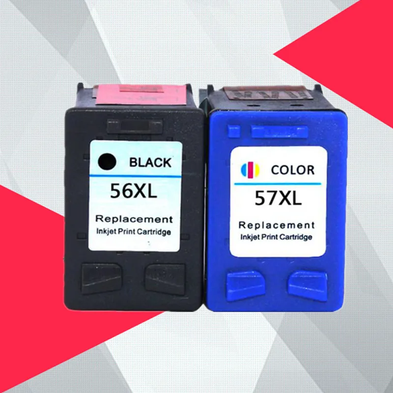 Compatible printer ink cartridge C6656a C6657a for hp 56 57 for hp56 Deskjet 450 450cbi 450ci 450wbt F4140 F4180 5150 5550