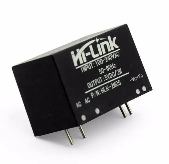 5PCS/LOT HLK-2M05 Power Module 220V turn 5V 2W step-down voltage Regulator Isolation switch