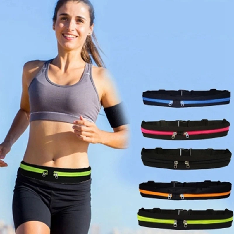 Waist Running Bag Outside Sport Mobile Phone Waterproof Mobile Phone Belt Jogging Waist Pack Carrying Portable