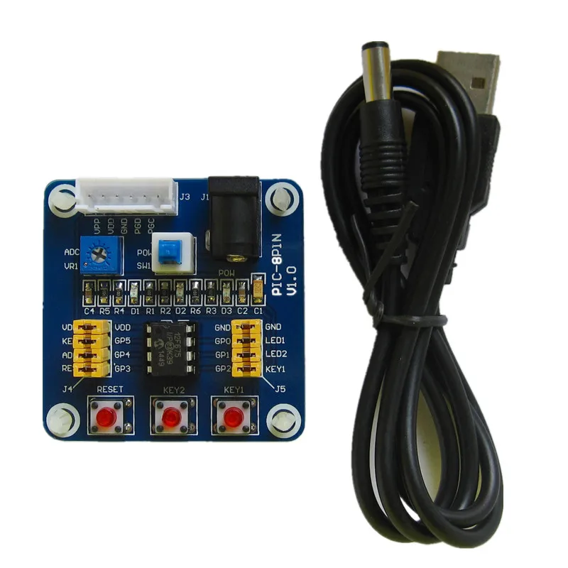 لوحة تطوير PIC12F675/629/683/615/609/508/509/510/لوحة تجريبية للتعلم