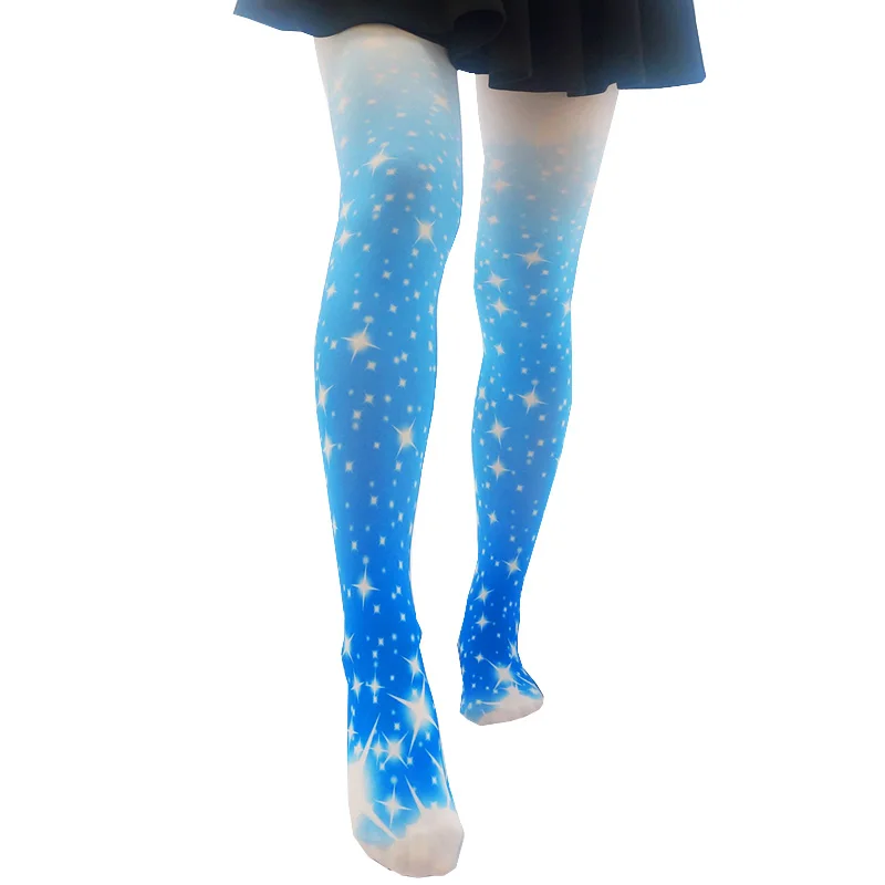 Japanse Printing Sokken Vrouwelijke Lolita Panty Fluwelen 120D Slanke Zoete Mode Leuke Leggings