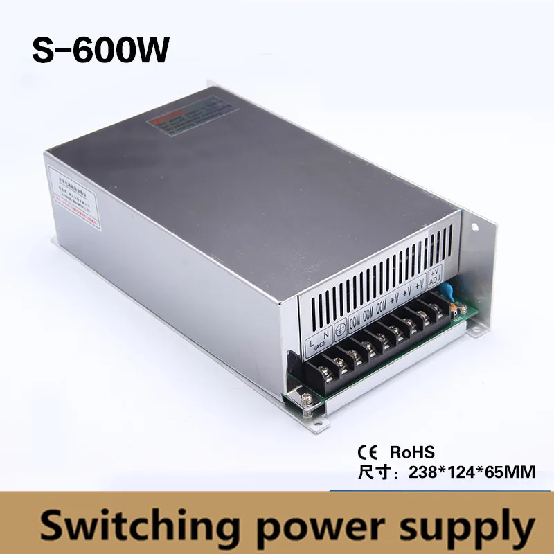 600W 12V 24V 36V 48V 60V 72V Switching Power Supply Driver Adapter Transformer for Led Strip Light, industry input 110/220VAC