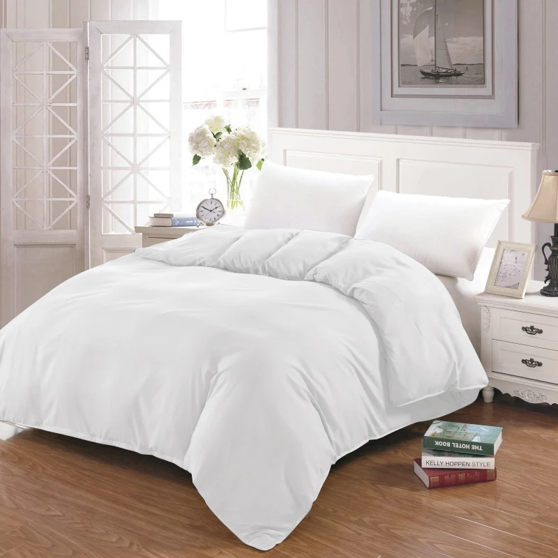 2019 Duvet Cover White Black Gray Comforter/Quilt/Blanket case Twin Full Queen King double single Bedding 220x240 200x200 150