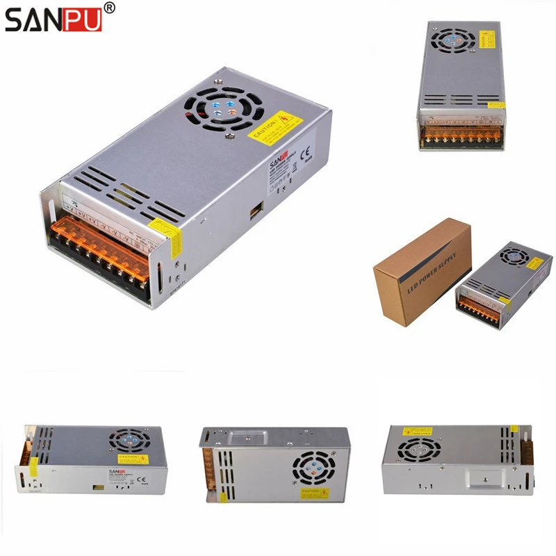 

SANPU LED Power Supplies 600W 24V 25A AC-DC 220V 230V Switching Transformers LEDs Drivers Indoor Full Container Load Wholesale