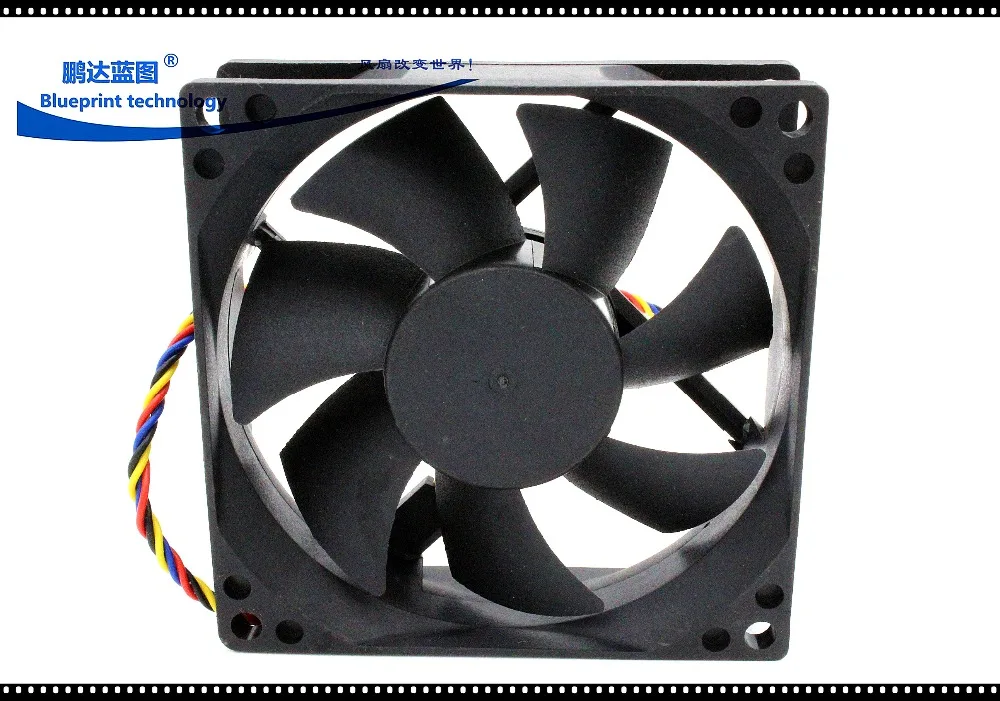 AVC DL08025R12U 8025 80MM 80*80*25MM Cooling Fan  Comptuter CPU Case Cooling Fan 12V 0.7A  With 4pin PWM