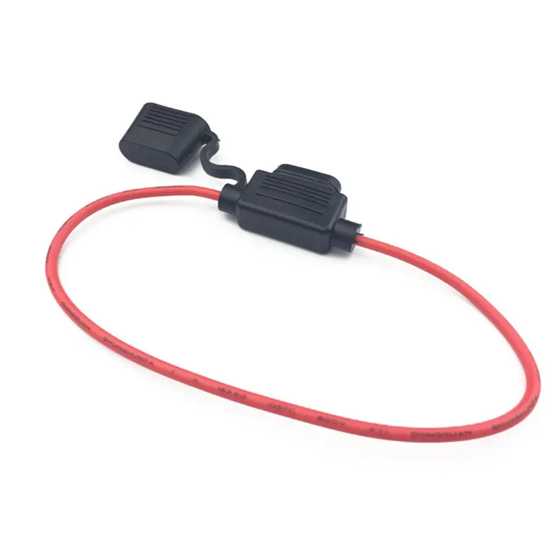 1PCS Waterproof Automotive Blade Inline Fuse Holder Box and 16AWG Wire Standard Fuse Holder