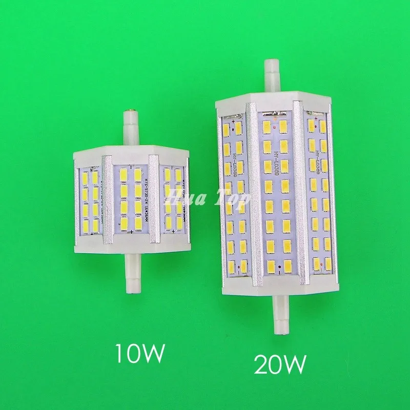 

1Pcs Dimmable R7S LED Lamp 10W 20W Epistar SMD 5730 led r7s 78mm J78 118mm J118 AC 85-265V bulb light halogen Lamps floodlight