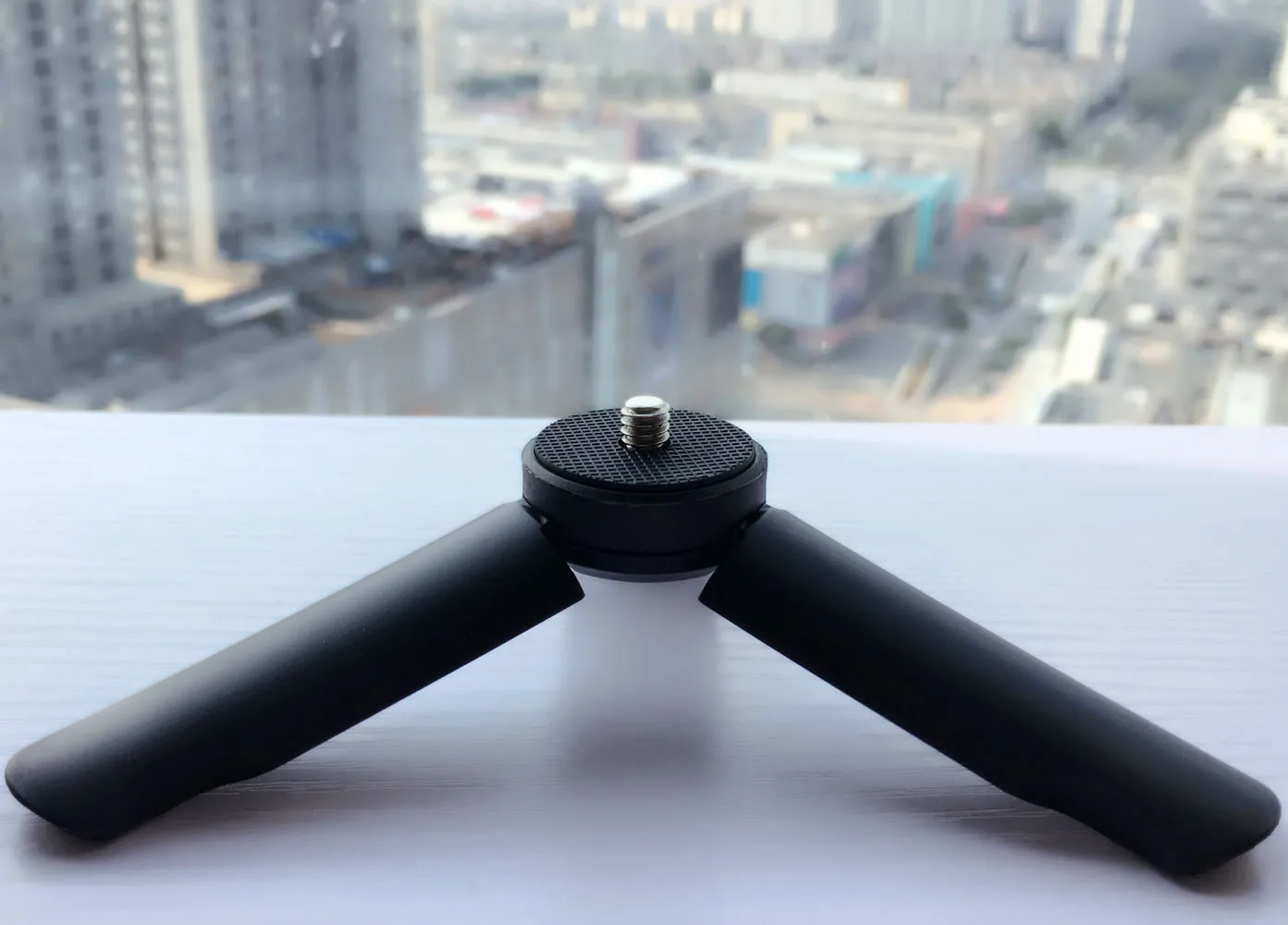 สก์ท็อปมินิขาตั้งกล้องนำแสงการถ่ายภาพหมุนและจับS Tabilizerสำหรับกล้องโทรศัพท์มือถือกับผู้ถือโทรศัพท์มือถือและขาตั้งกล้อง