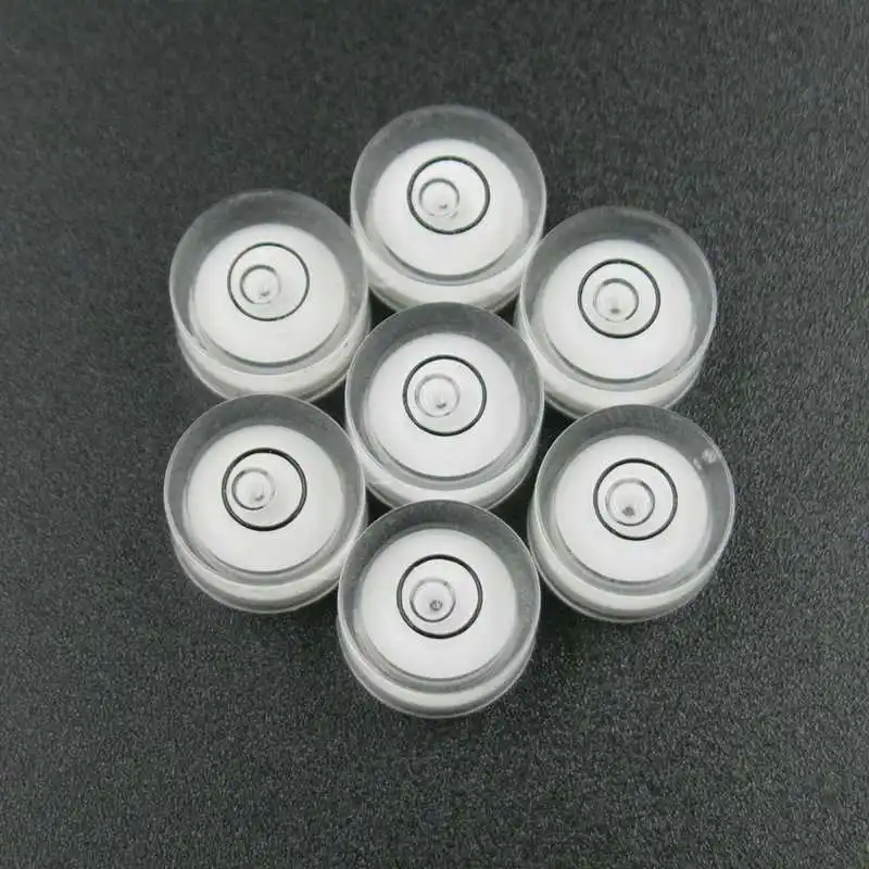 QASE Bubble Level Circular Round Spirit Level Bullseye Blister White 1PCS 15*8mm 14*8mm 12*6mm 12*7mm 10*6mm 8*5.5mm