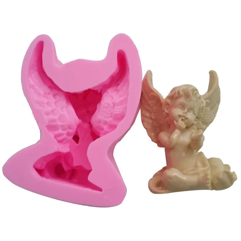 

Rough Angel Silicone Mold For Baking Of Kitchen Accessories Pastry Cake Decorating Polymer Clay Resin Candy Supplies Bakery