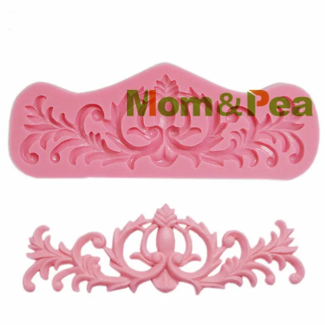 

Mom&Pea 1249 Free Shipping Flower Silicone Mold Cake Decoration Fondant Cake 3D Mold Food Grade