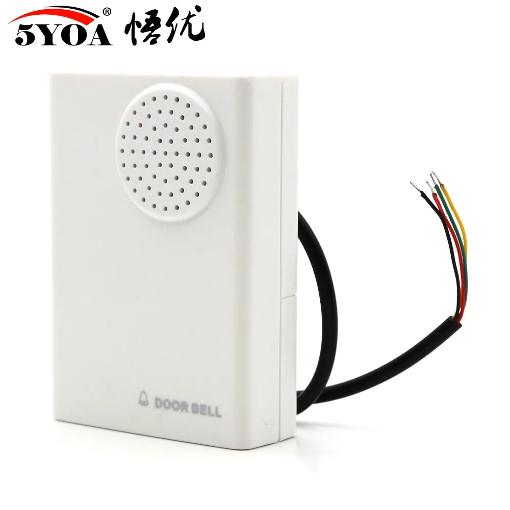 Doorbell Electronic Wire Door Bell Ding-Dong Dry Battery or Connect to 12V Two Types