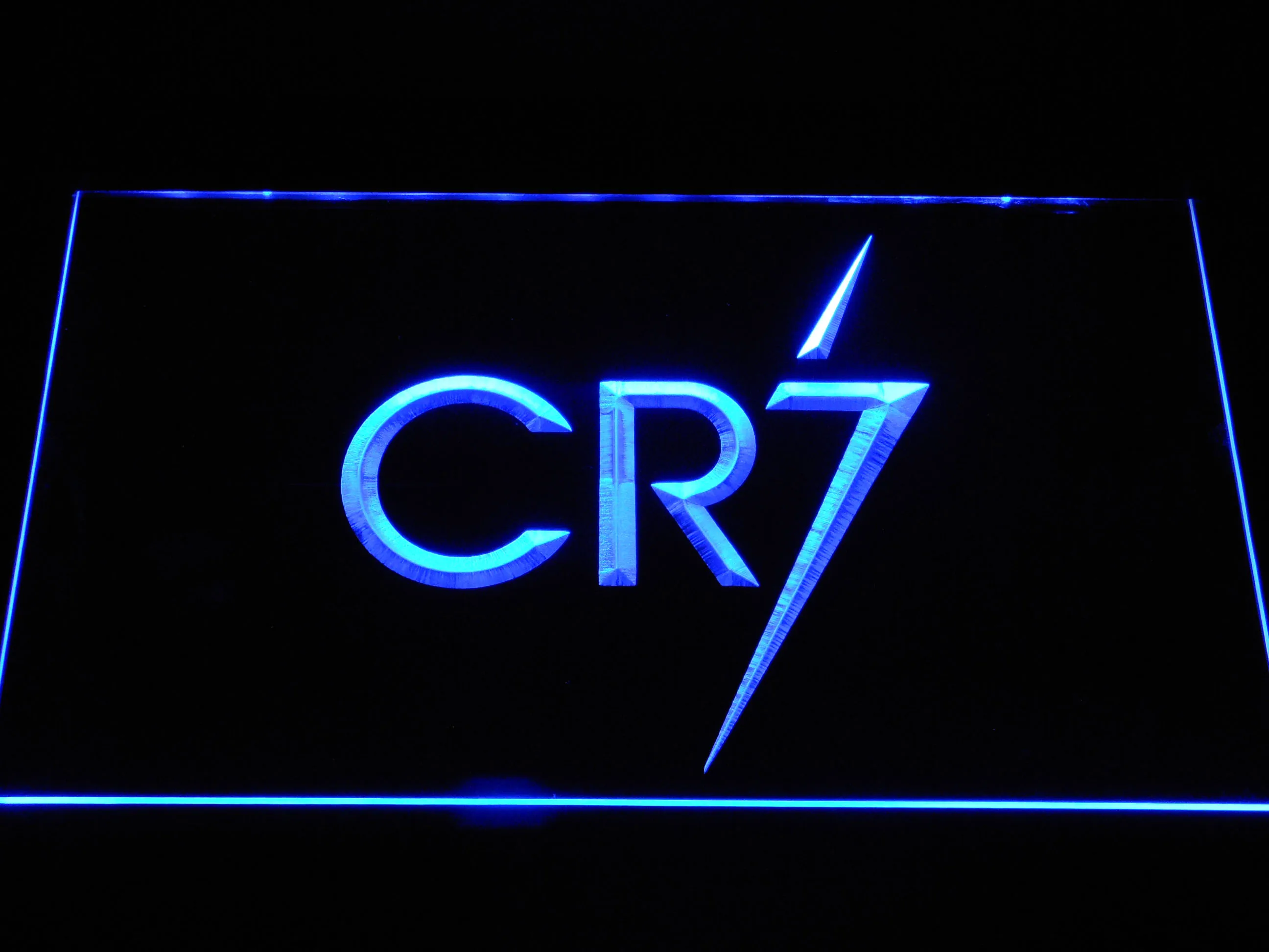 b1071 Cristiano Ronaldo CR7 LED Neon Light Signs with On/Off Switch 7 Colors to choose