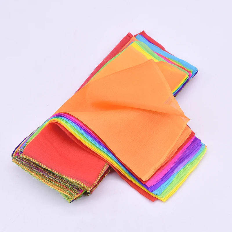 Rainbow Silk Streamer Multicolor(1000cm*18cm) Magic Tricks Scarve Appearing Magia Magician Stage Accessories Gimmick Props