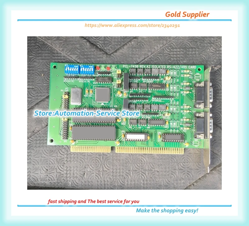 

PCL-745B REV.A2 PCL-745B REV.A1 Two-port High-speed RS422/485 Serial Cassette Isolation