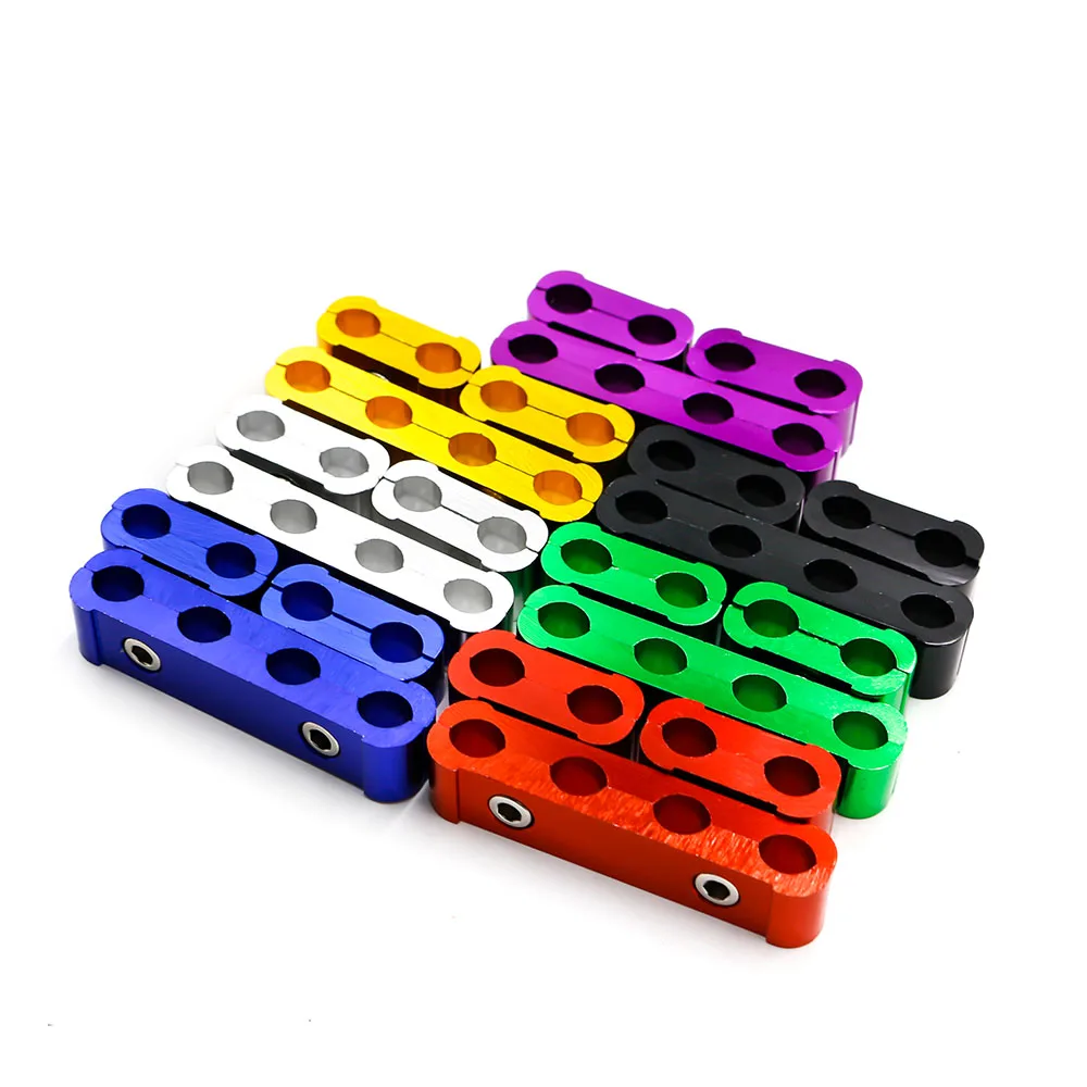 Engine Spark Plug Wires Separator Divider Clamp Kit for 8mm 9mm 10mm Purple Black Red Golden Silver Blue Green BX100349