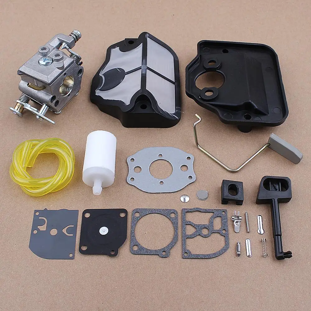Filtro Aria carburatore Carb Kit Per Husqvarna 36 41 136 137 141 142 Motosega 530071987 530019172 530035482 Zama C1Q-W29E