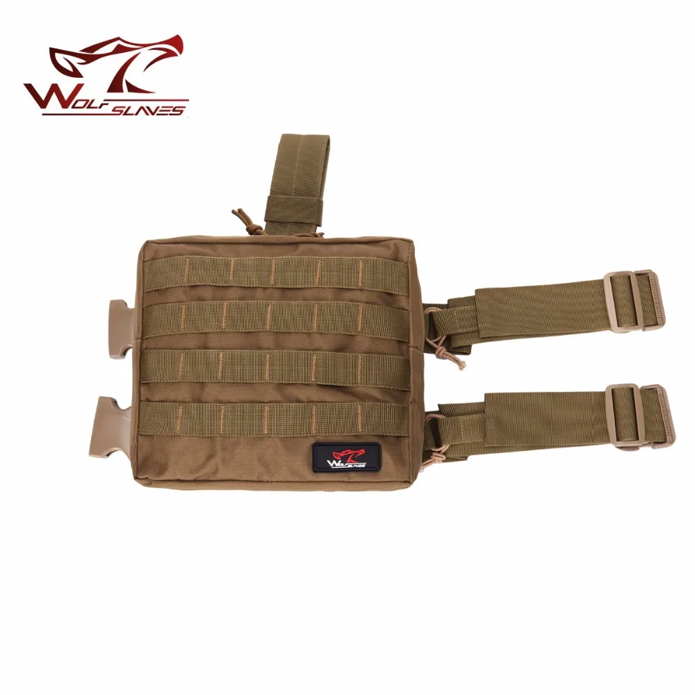 Tactical Drop Leg Bag 1000D Nylon Outdoor Sports Multipurpose Tool Bag MOLLE Waist Belt Medical Pack Camping Hiking Climbing