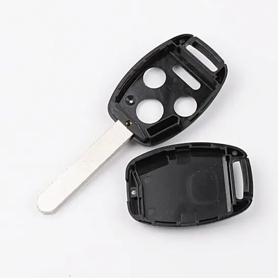 New 4 Buttons Remote Key Case Shell for Honda Accord CR-V Civic Remote Key Shell with Chip Groove