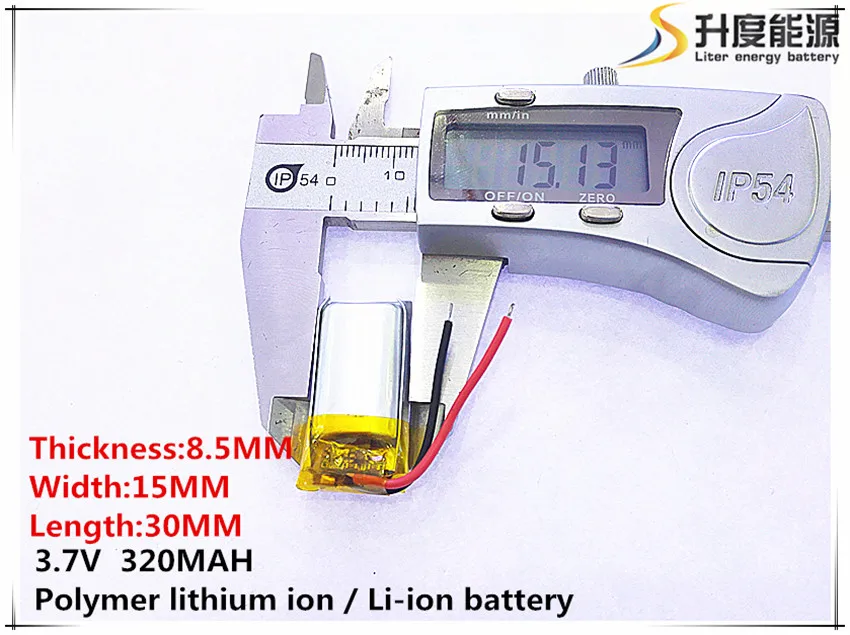 5pcs [SD] 3.7V,320mAH,[851530] Polymer lithium ion / Li-ion battery for TOY,POWER BANK,GPS,mp3,mp4,cell phone,speaker