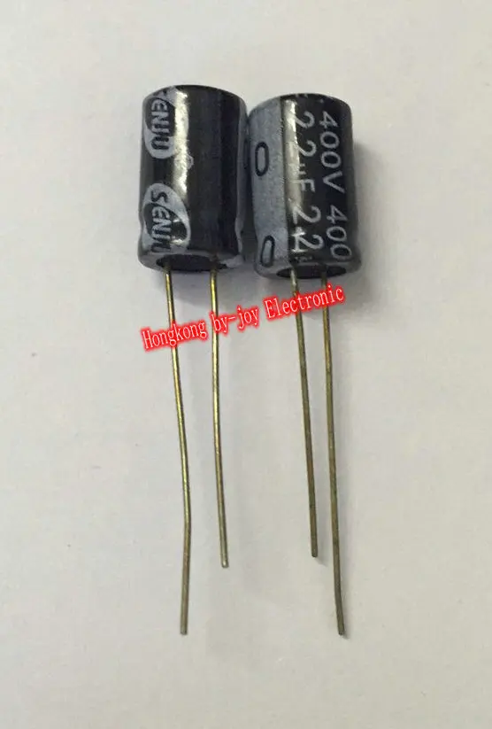 10 cái/lốc 400V2. 2 UF 2.2UF400V 400 V 2.2 UF 8x12 8*12 Điện Phân tụ