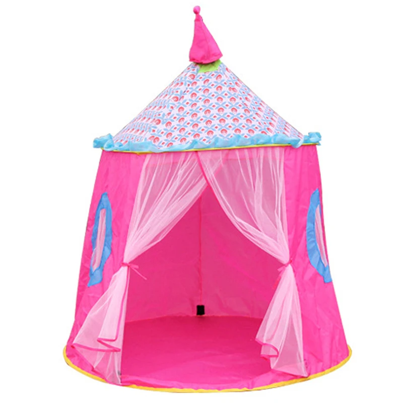 New Luxury Princess Prince Castle  Children Educational PLay Tent  Foldable  Mongolian Yurts Portable  Mosquito Net Toy Tent