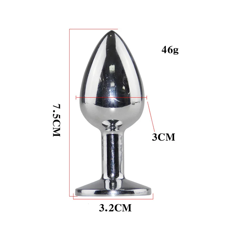 4 Color Tail Metal Anal Toys Fox Tail Anal Plug Erotic Toys Butt Plug Sex Toys For Woman And Men Sexy Butt Plug Adult Sex Exotic