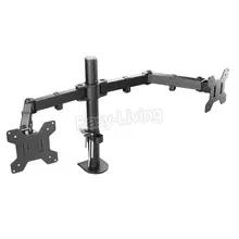 Dual Monitor Clamp Mount 10-27 Inch 360 Rotation #3