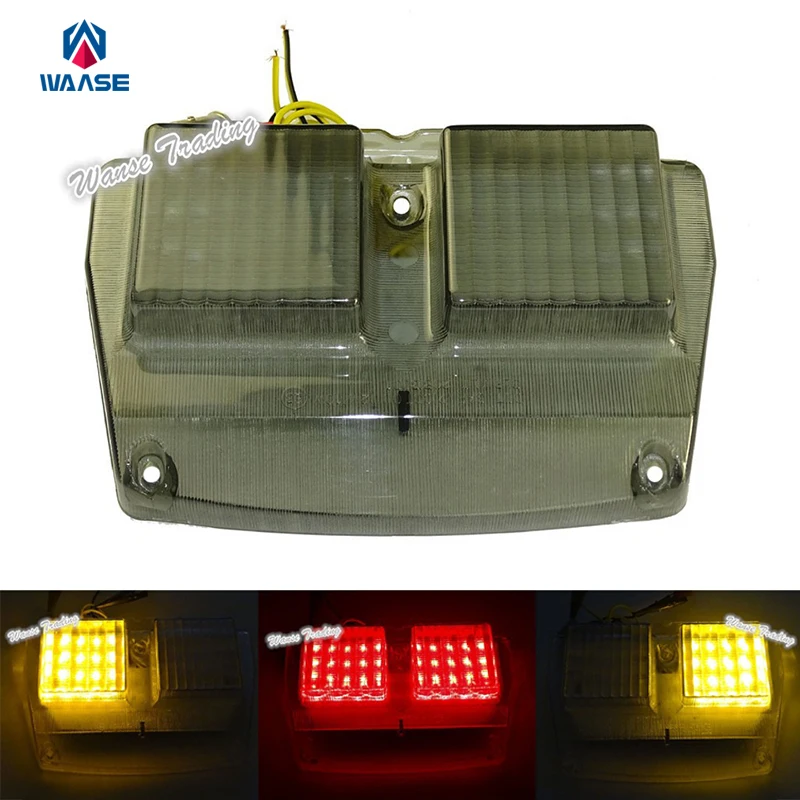 

E-Marked Tail Brake Turn Signals Integrated Led Light Smoke For 1999 2000 2001 2002 2003 DUCATI 996 R/S/SPS Biposto Monoposto